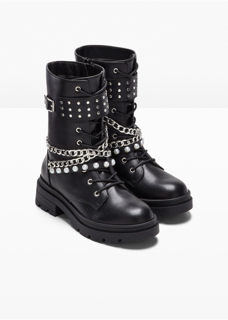 Boots à lacets