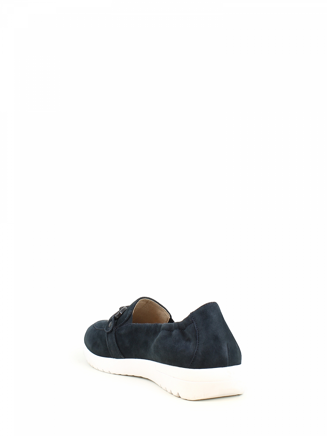 Caprice Navy Leather Loafer