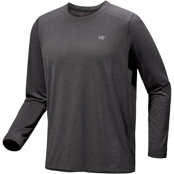 T-shirt randonnée ARC'TERYX CORMAC CREW LS M BLACK HEATHER