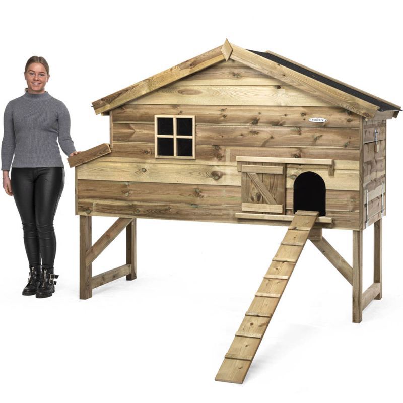 Voldux Jasper XL - Kippenhok - Naturel - Links - XL