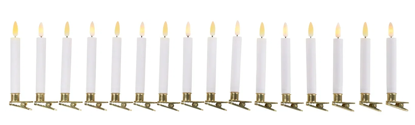 Juletrelys Trådløs 16 pk