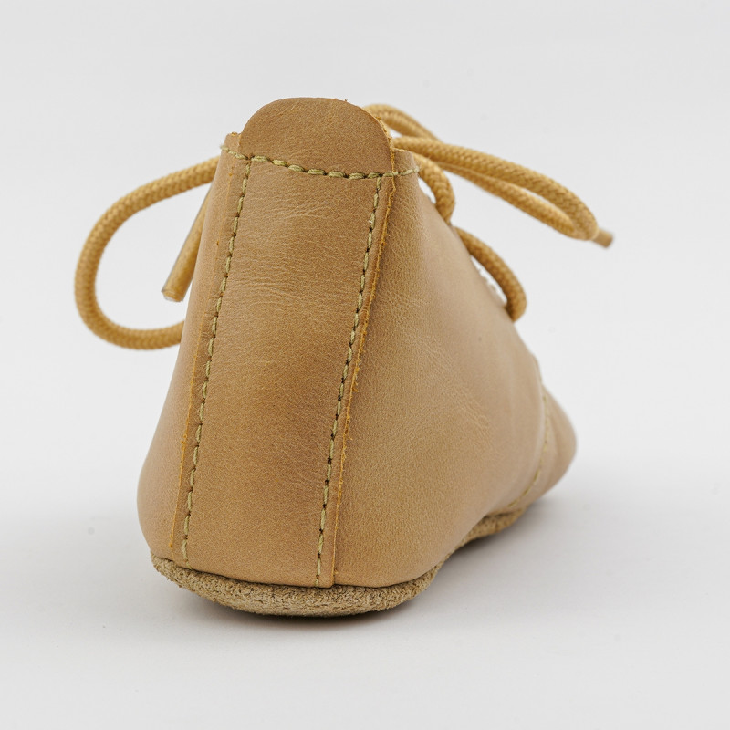 Bobux Bobux chaussons lacets caramel