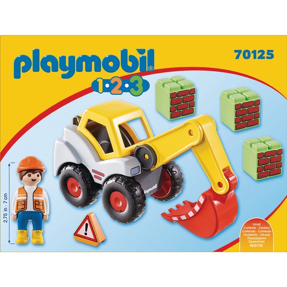 Pelleteuse Playmobil 1.2.3 70125