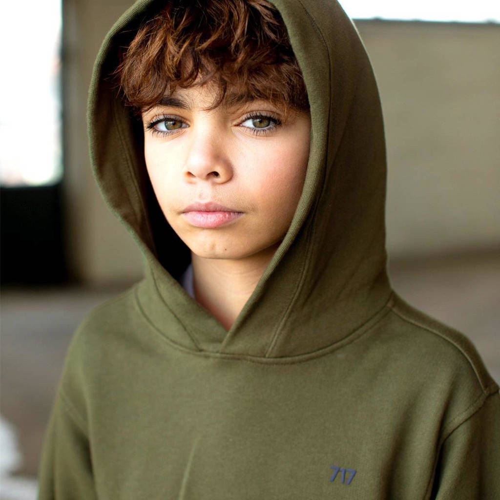 hoodie kakigroen