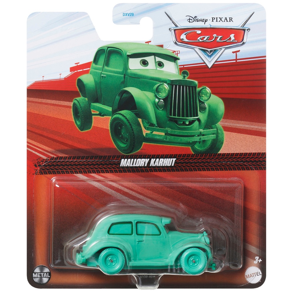 Pixar Cars 1:55 Mallory Karhut Druckguss