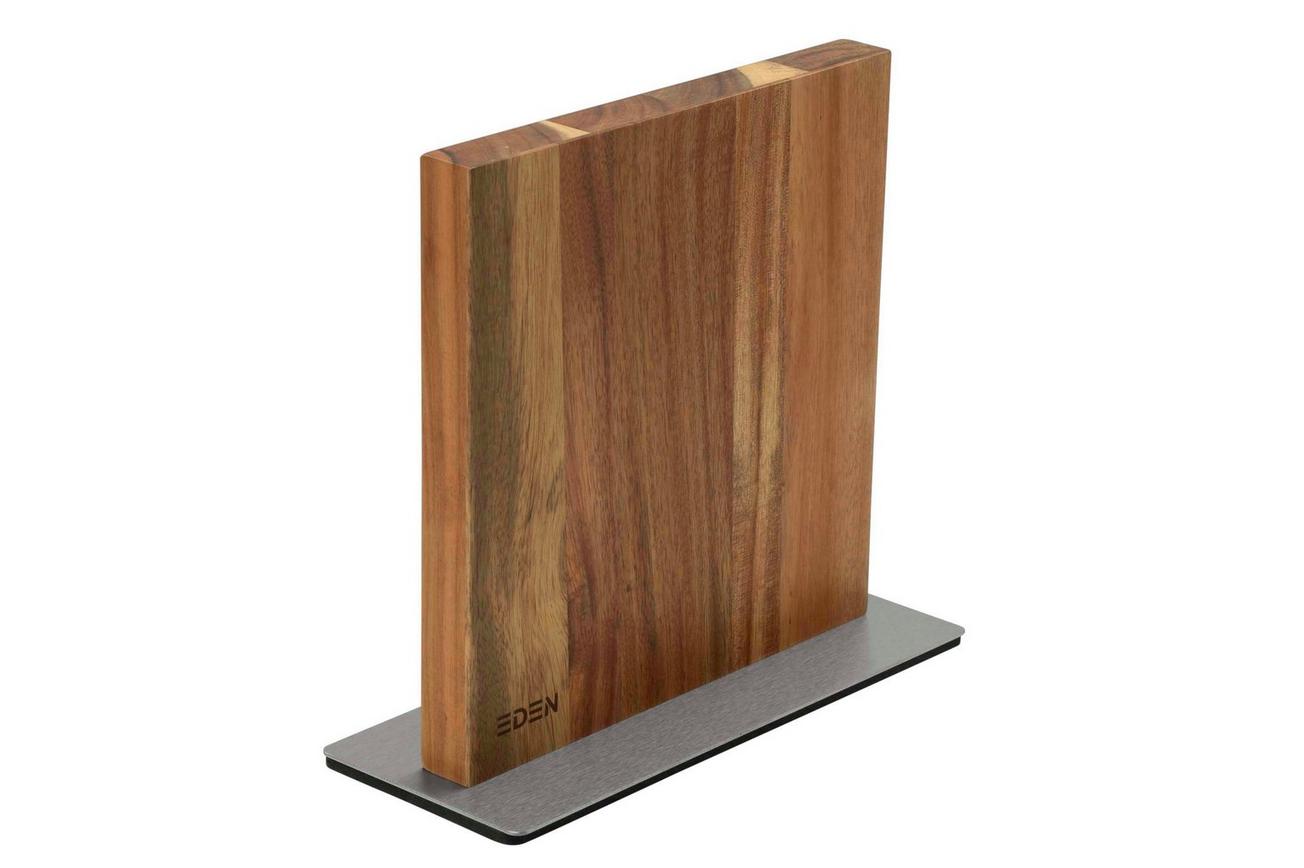 Eden Magnetic Knife Block EQB101 acaciahout