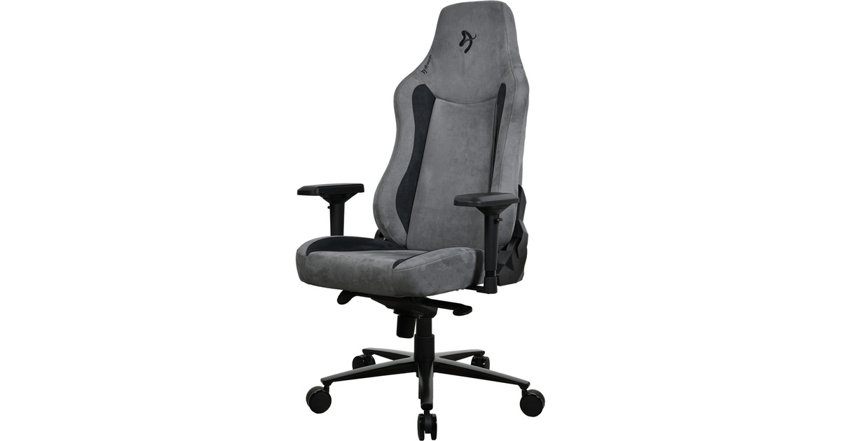 ArozziVernazza Supersoft Fabric - Anthracite gamestoel  (Antraciet)
