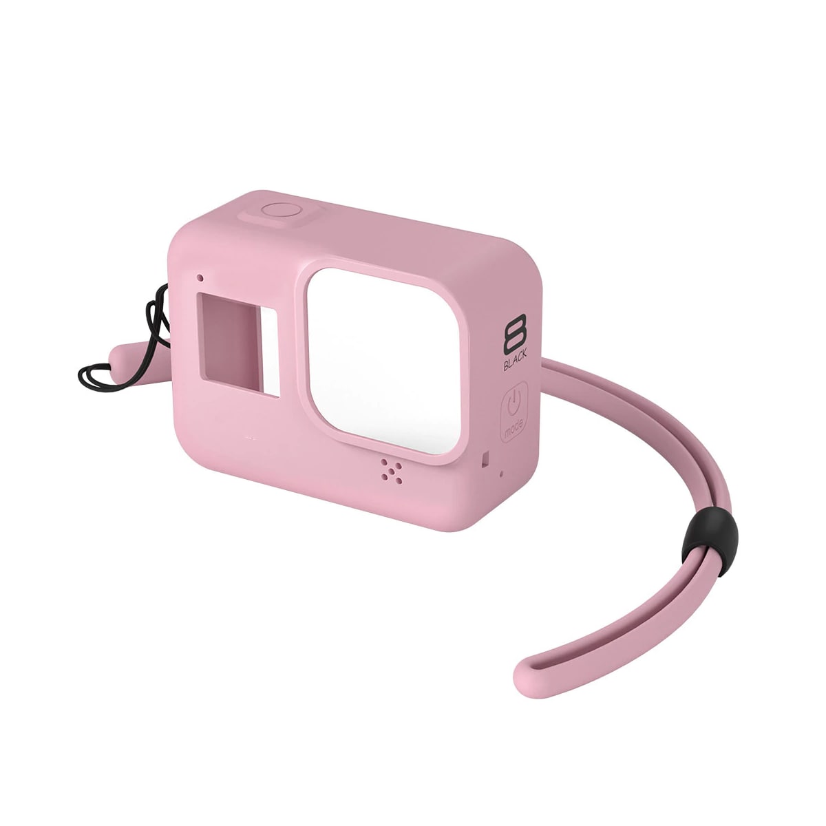 Silikonetui og tilbehør til GoPro Hero 8 Svart - rosa