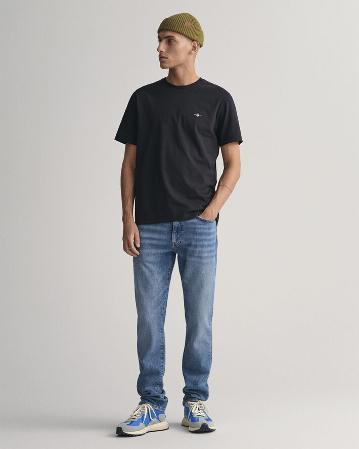 Gant REG SHIELD SS T-SHIRT Black