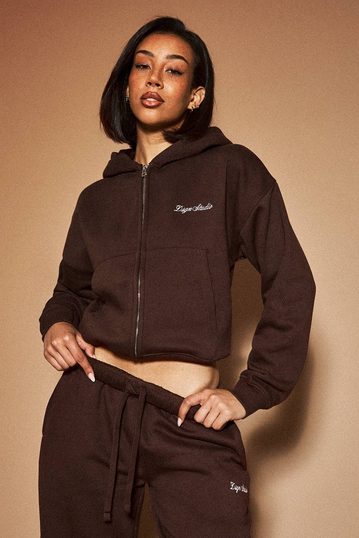 Sweat À Casynthétiqueche Boxy Zippé Dsgn Studio