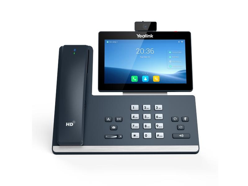 Yealink Tischtelefon T58W Pro mit Kamera Grau Einfache Audio- und visuelle Kommunikation