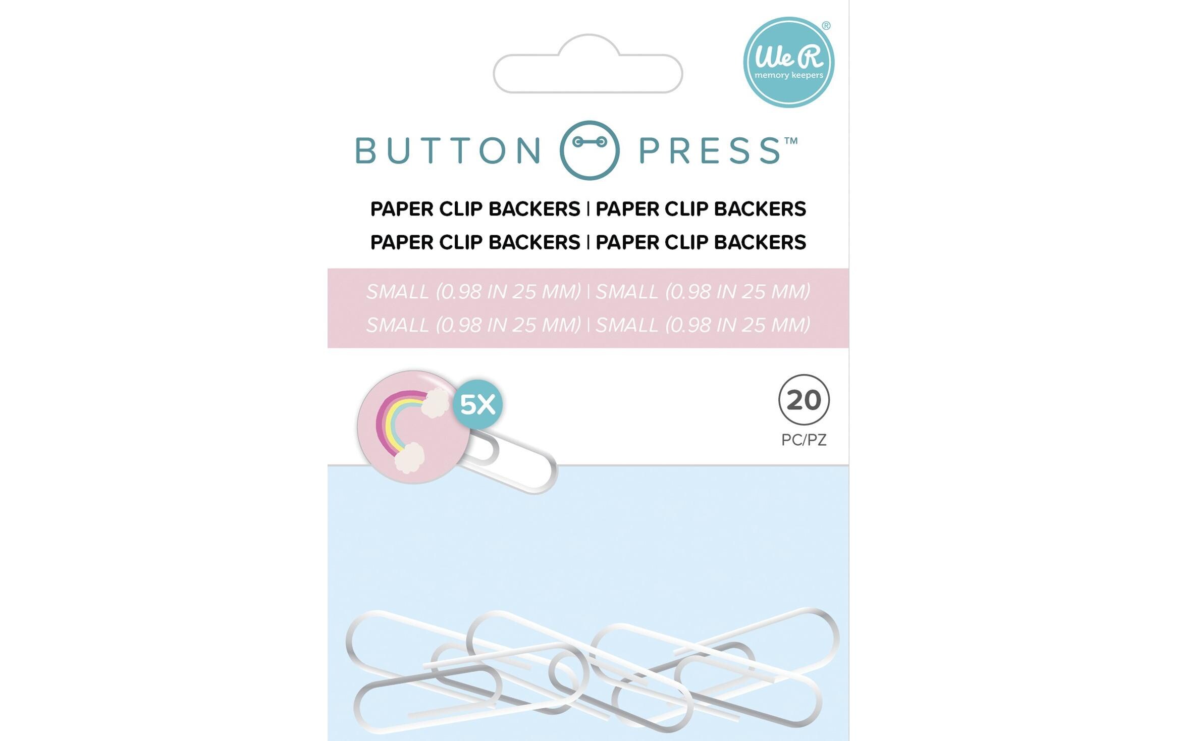 Büroklammer Button Press, 5 StückKnöpfe für Büroklammer