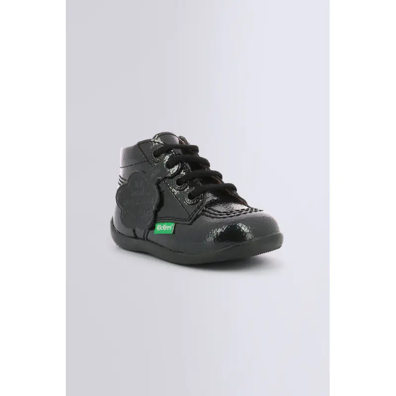 BILLISTA ZIP NOIR VERNIS BOTTILLONS Cuir Fille