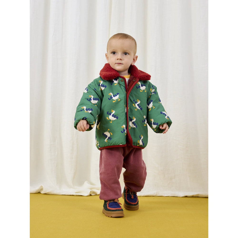 Køb Bobo Choses Green La Oca All Over Vendbar Sheepskin Jakke