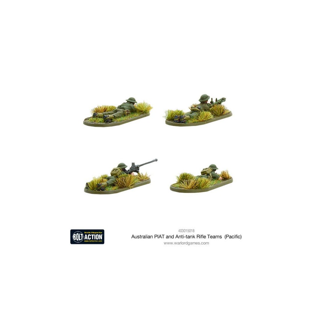 Bolt Action - Australian PIAT and Anti-Tank Rifle Teams (Pacific)