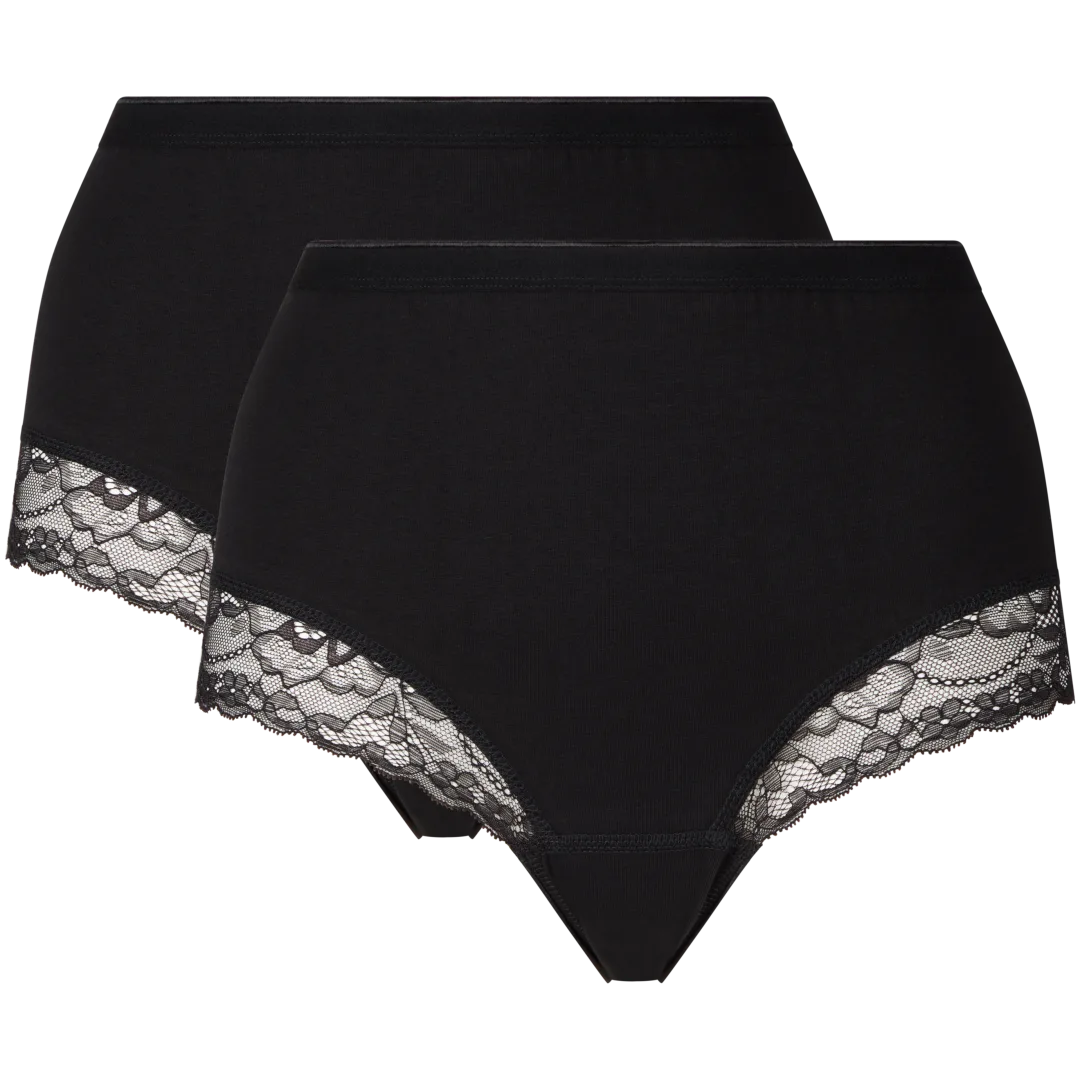 Dolce Bella kanten midi-slips Maten S - XL | 2 stuks