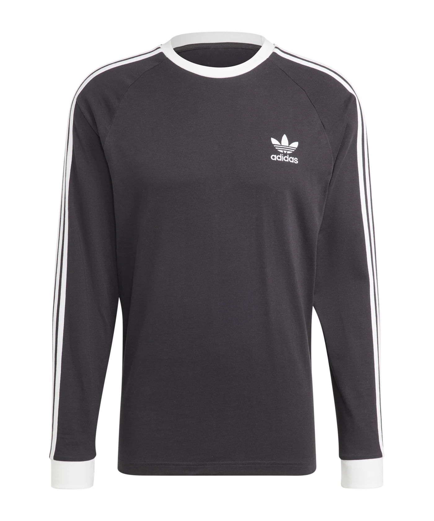 adidas Originals Adicolor Classics 3-Stripes Long Sleeve Tee Black