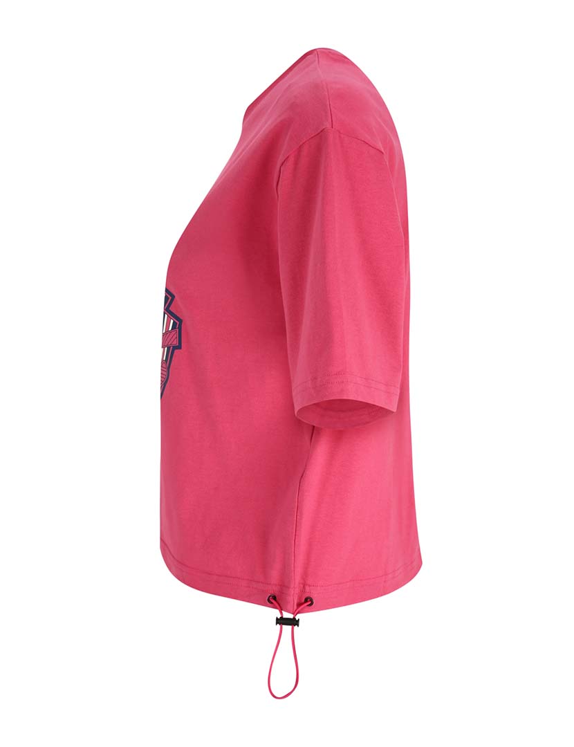 Pink Crop Top T-Shirt