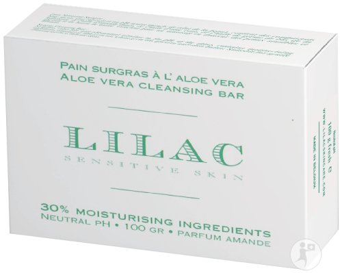 Lilac Sensitive Skin Pain Surgras À L'Aloe Vera 100g