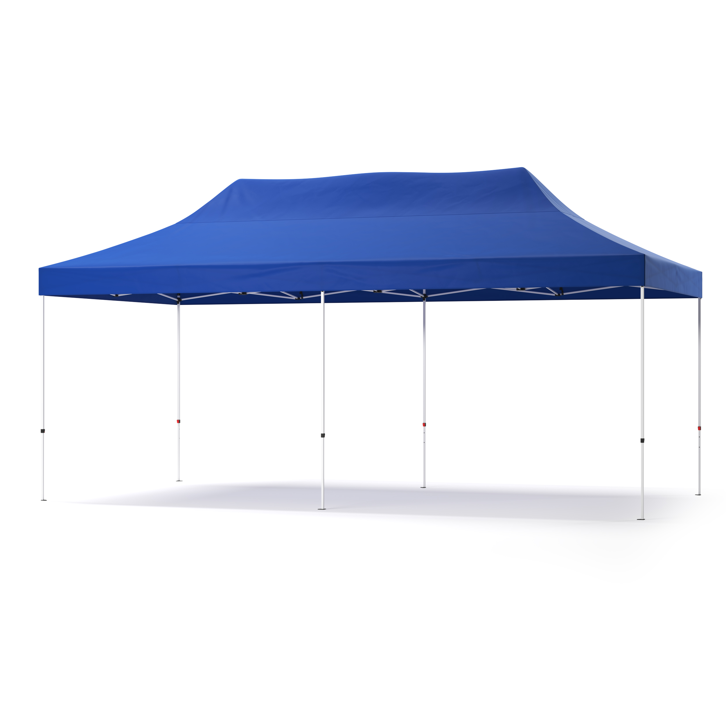 Faltpavillon DINA 6 x 3 m blau inkl. 4 Seitenwände
