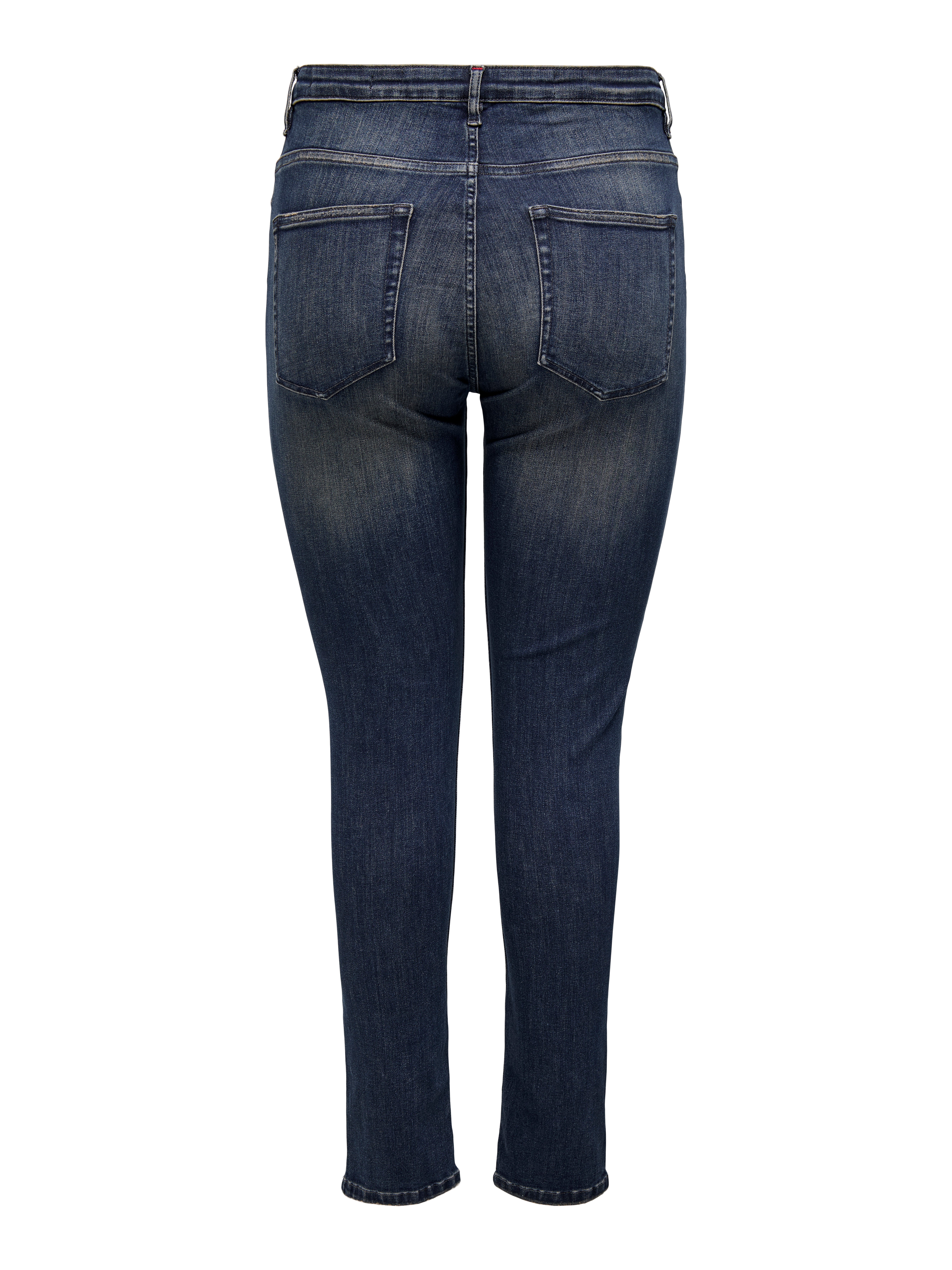 CARCROSBY Hohe Taille Skinny Fit Jeans Washed Black