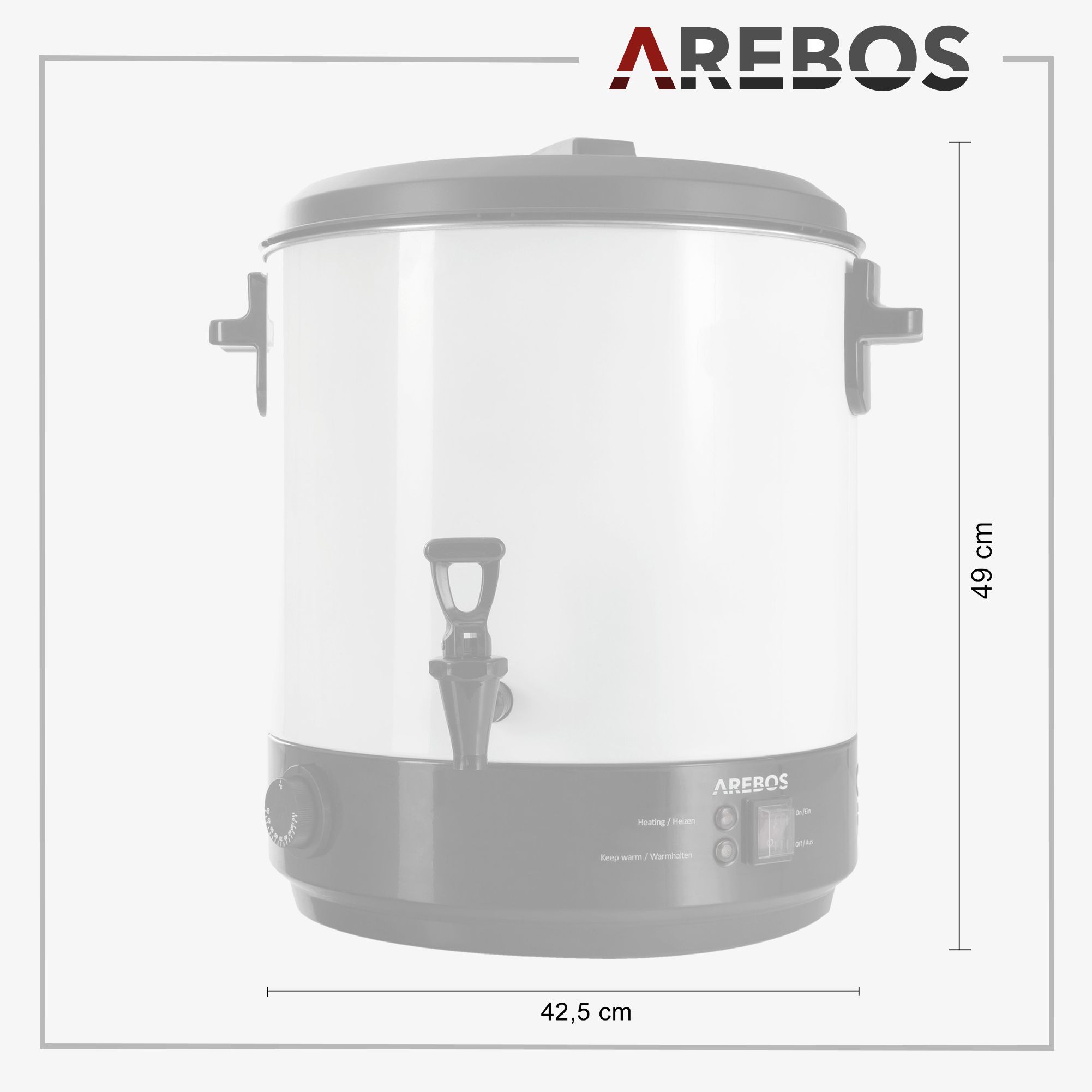 Einkochautomat 28L 2500W mit Thermostat
