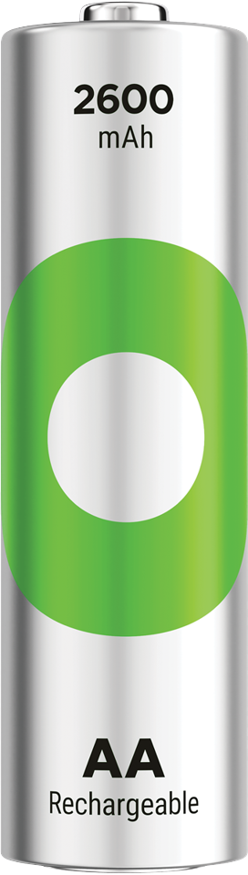 GP ReCyko - Genopladelige AA Batterier, 2600 mAh, 4-pak