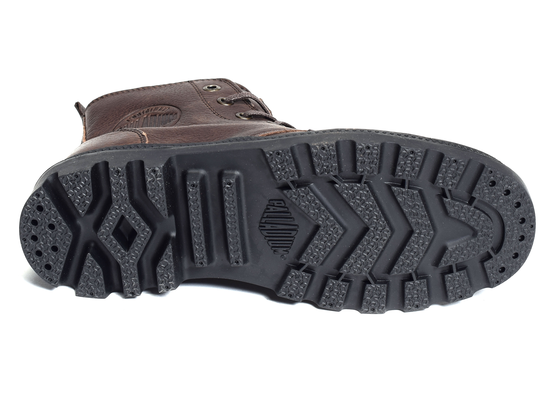 Pampa zip leather marron