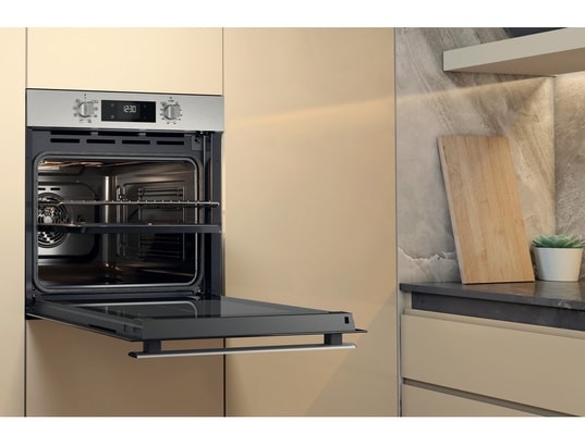 WHIRLPOOL - Four encastrable pyrolyse OMR559RR0X, 71 litres, 9 modes de cuisson