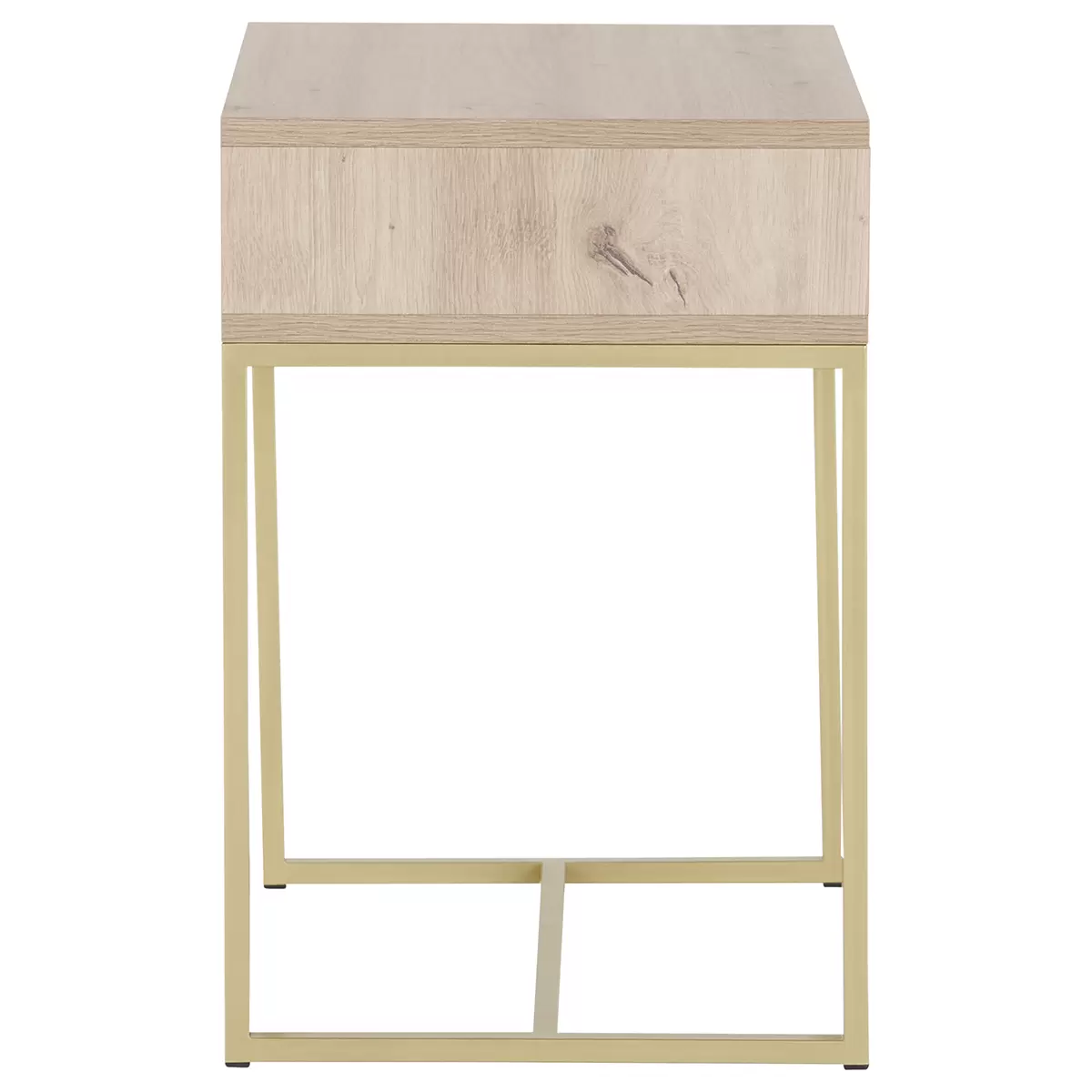 Nachtkästchen Nakko Artisan Eiche,gold