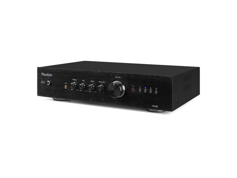 Audizio Stereo-Verstärker AD200B Schwarz Vielseitiger 2-Kanal-Verstärker mit grosser Funktionalität