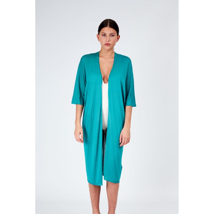 Veritas-Kimono effen knit