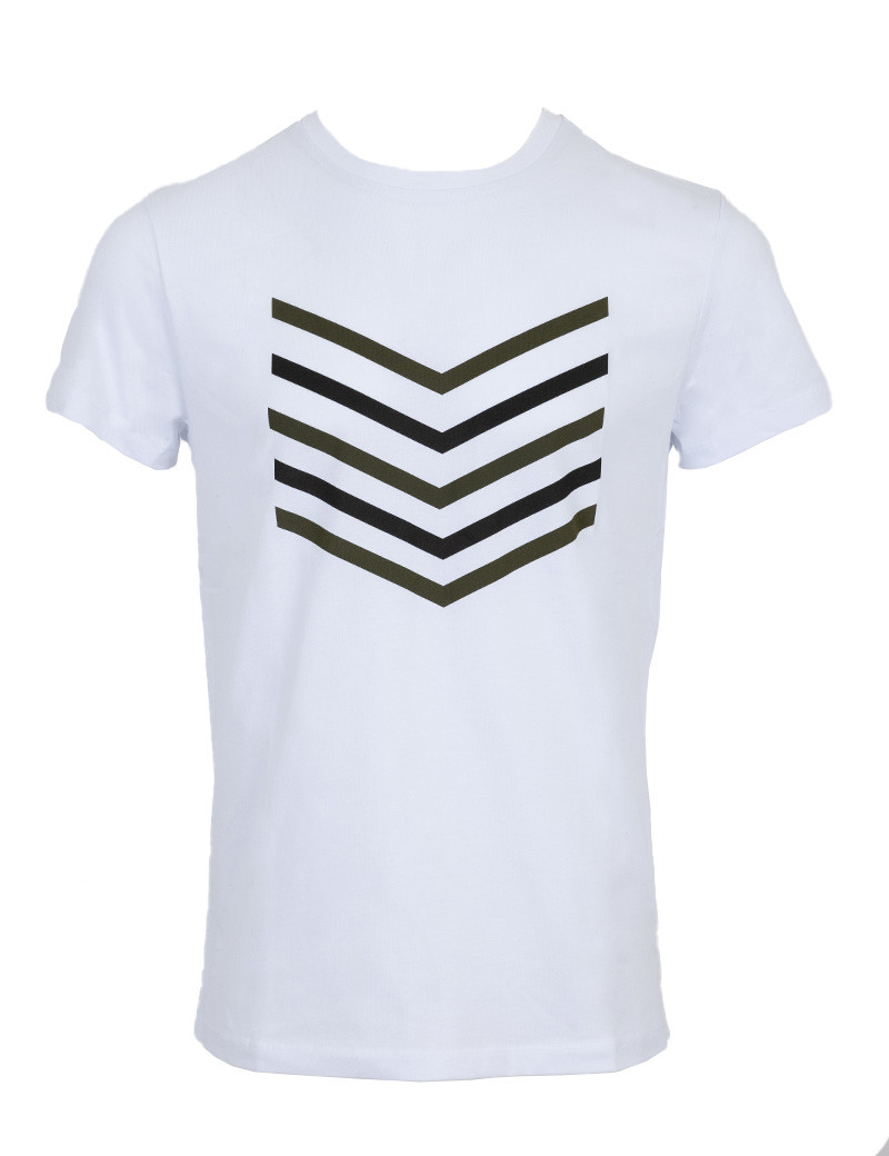 HBT T-SHIRT HOMME HAILEY BLANC COTON