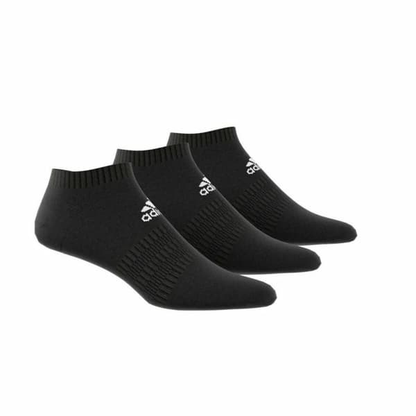 Ankelsokker Adidas Cushioned 3 par Svart - 34-36