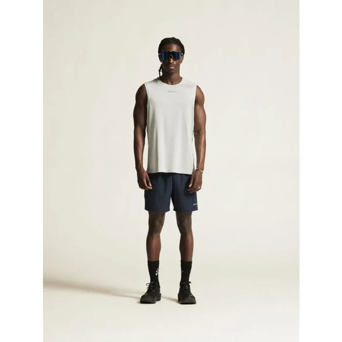 Craft Herre Singletter Adv Essence SL Tee 2 Grå