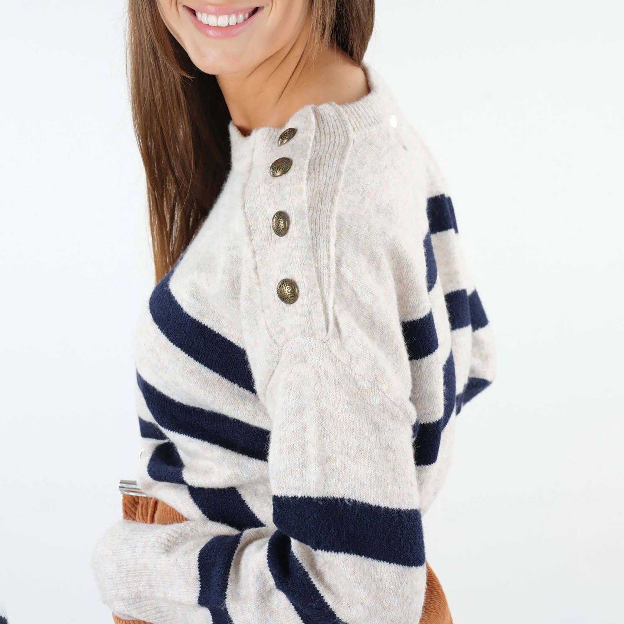 Pull Femme beige