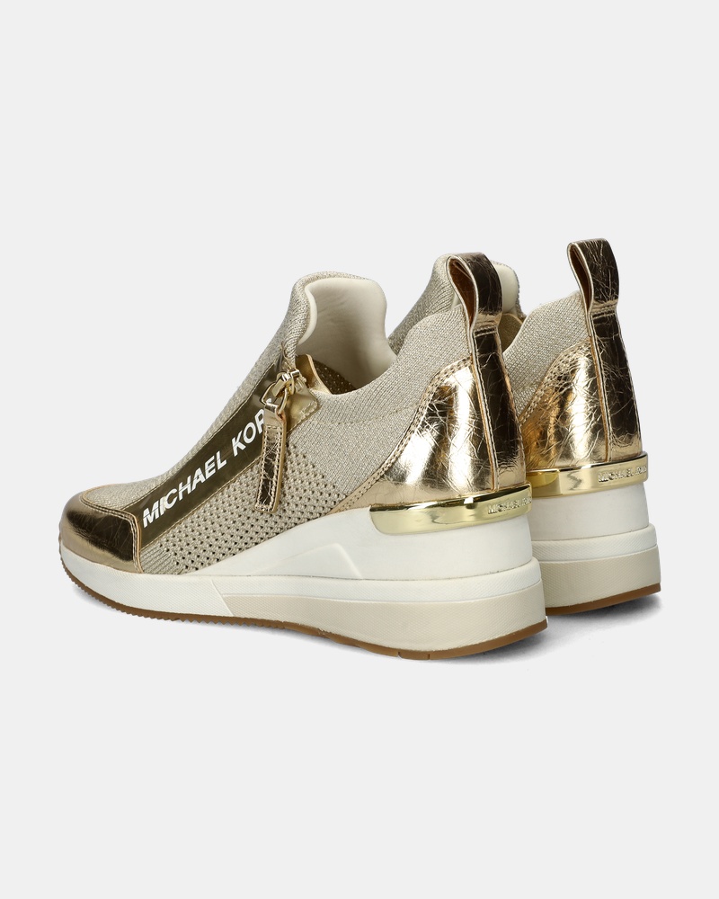 Michael Kors Willis Wedge Trainer Lage sneakers  - goud