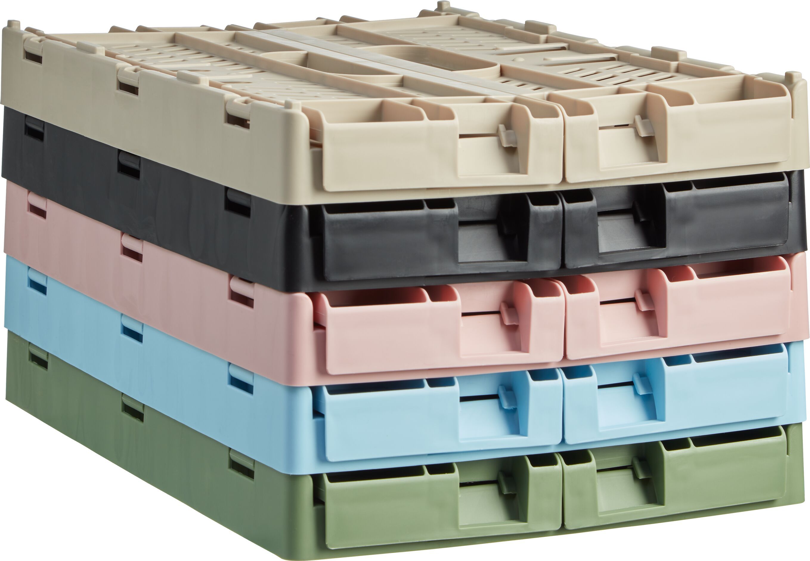 FELIX L Klappbox - Hellblau / B: 50.3 cm x T: 33.2 cm x H: 5.7 cm