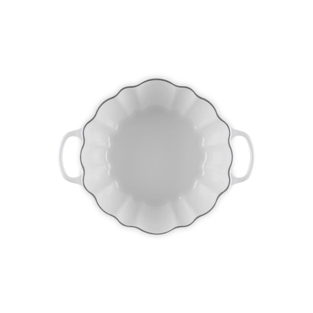 Le Creuset Braadpan Pompoen Wit 24cm
