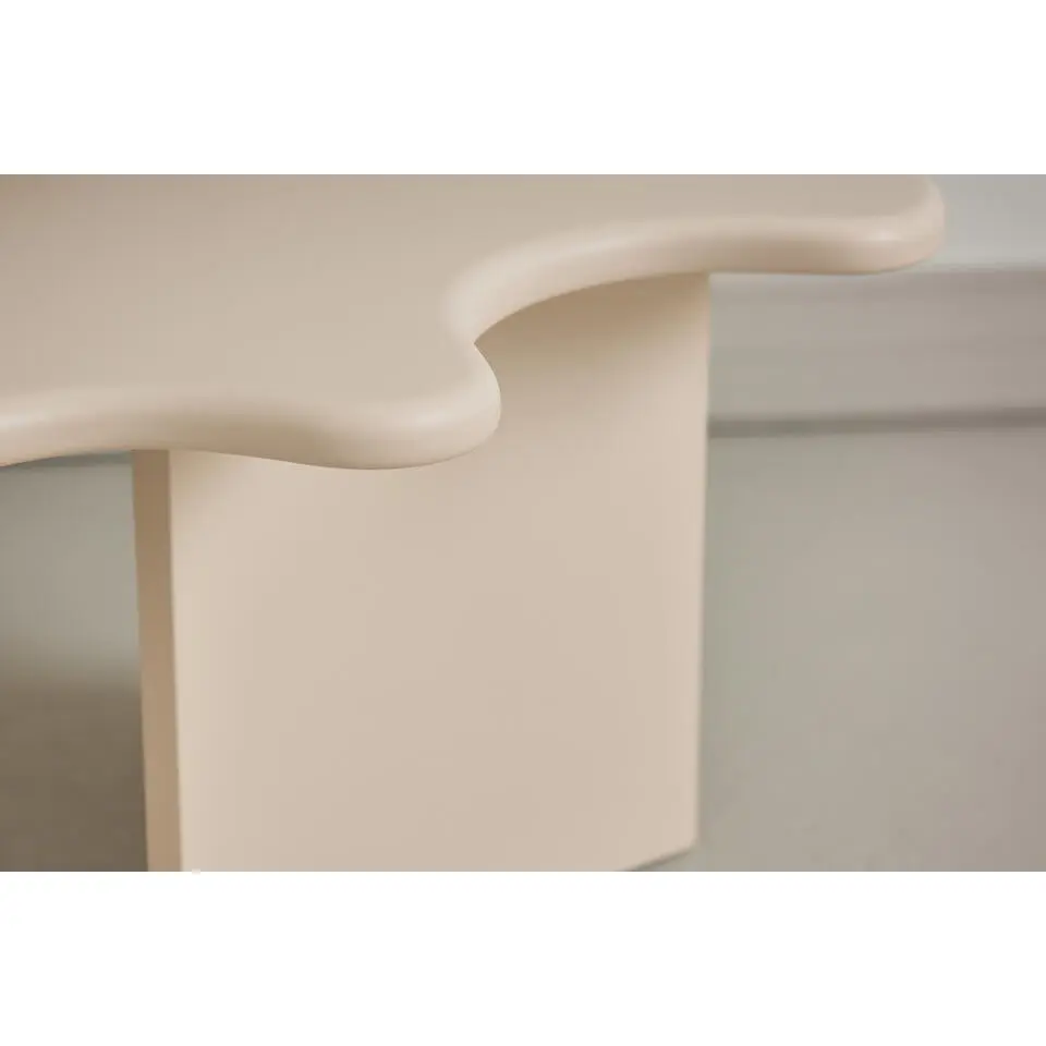 Salontafel Beige - 116x76x40cm - Flower