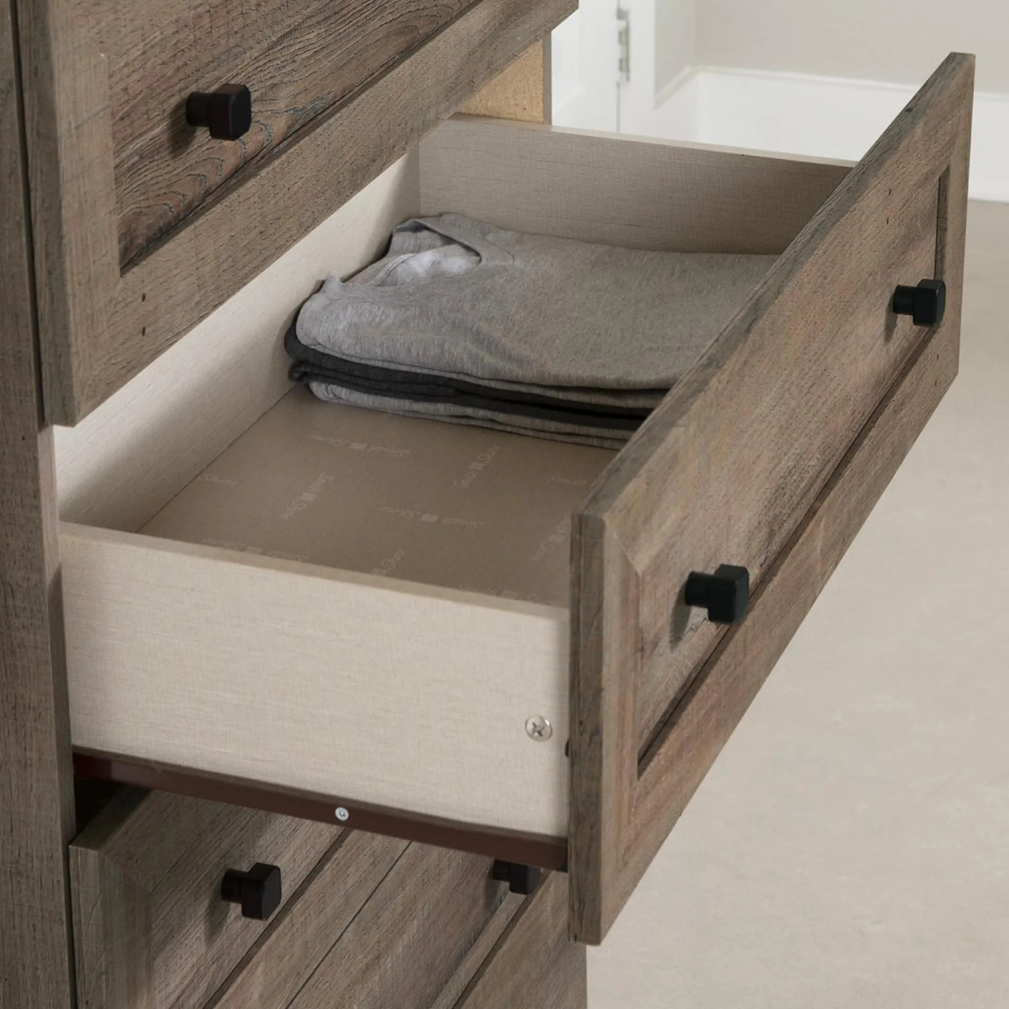 South Shore Commode 4 Tiroirs - Hazen Chêne d'automne