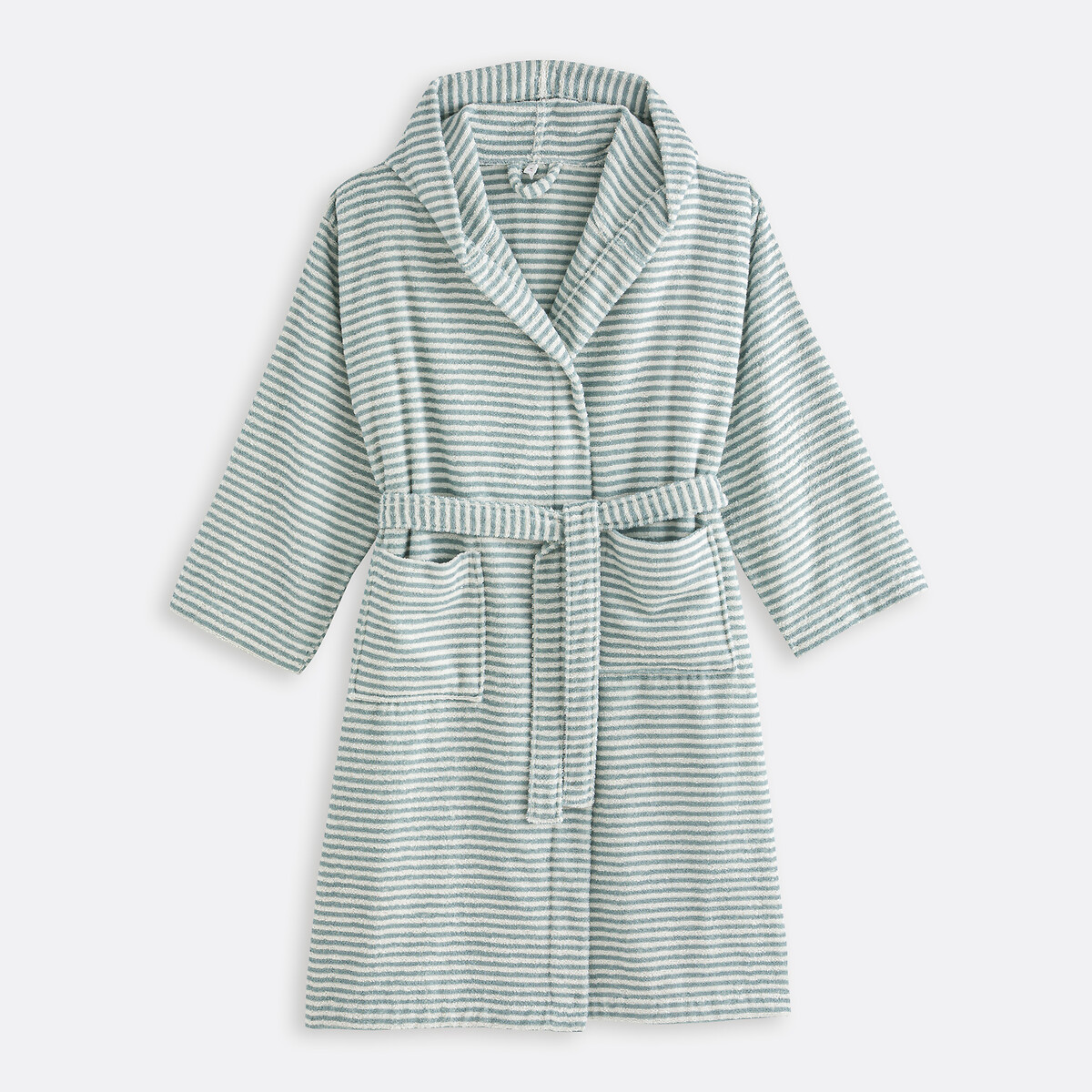 LA REDOUTE INTERIEURS<br>Roupão com capuz em atoalhado bouclé 400 g/m², Malo
