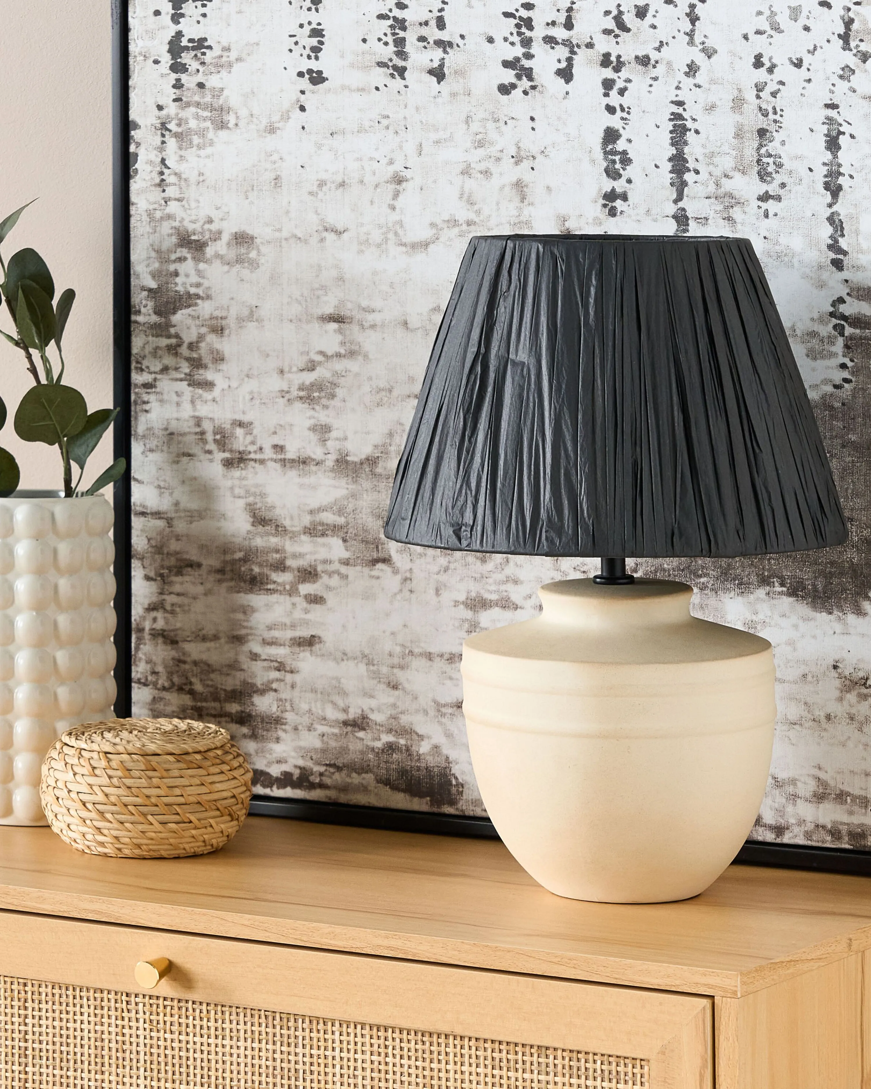Tafellamp TIGRE Keramiek Beige