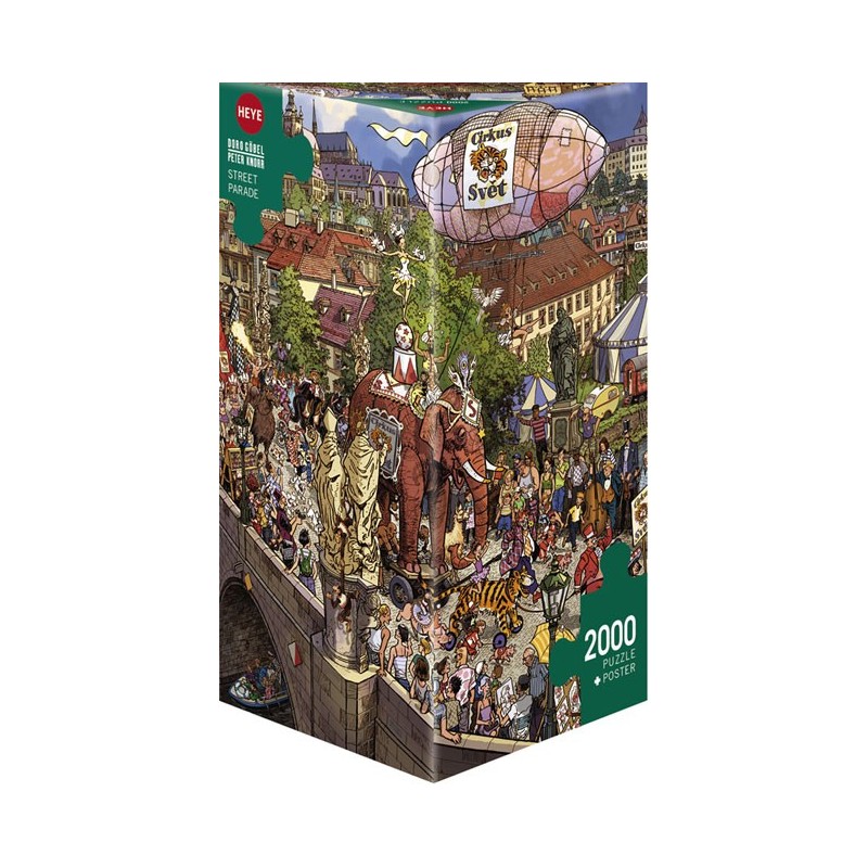 Puzzle 2000 pièces - göbel/knorr - street parade