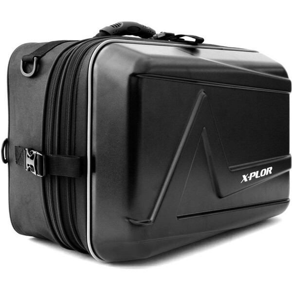 x-plor - Sacoches cavalières semi-rigide 25L Noir Mat