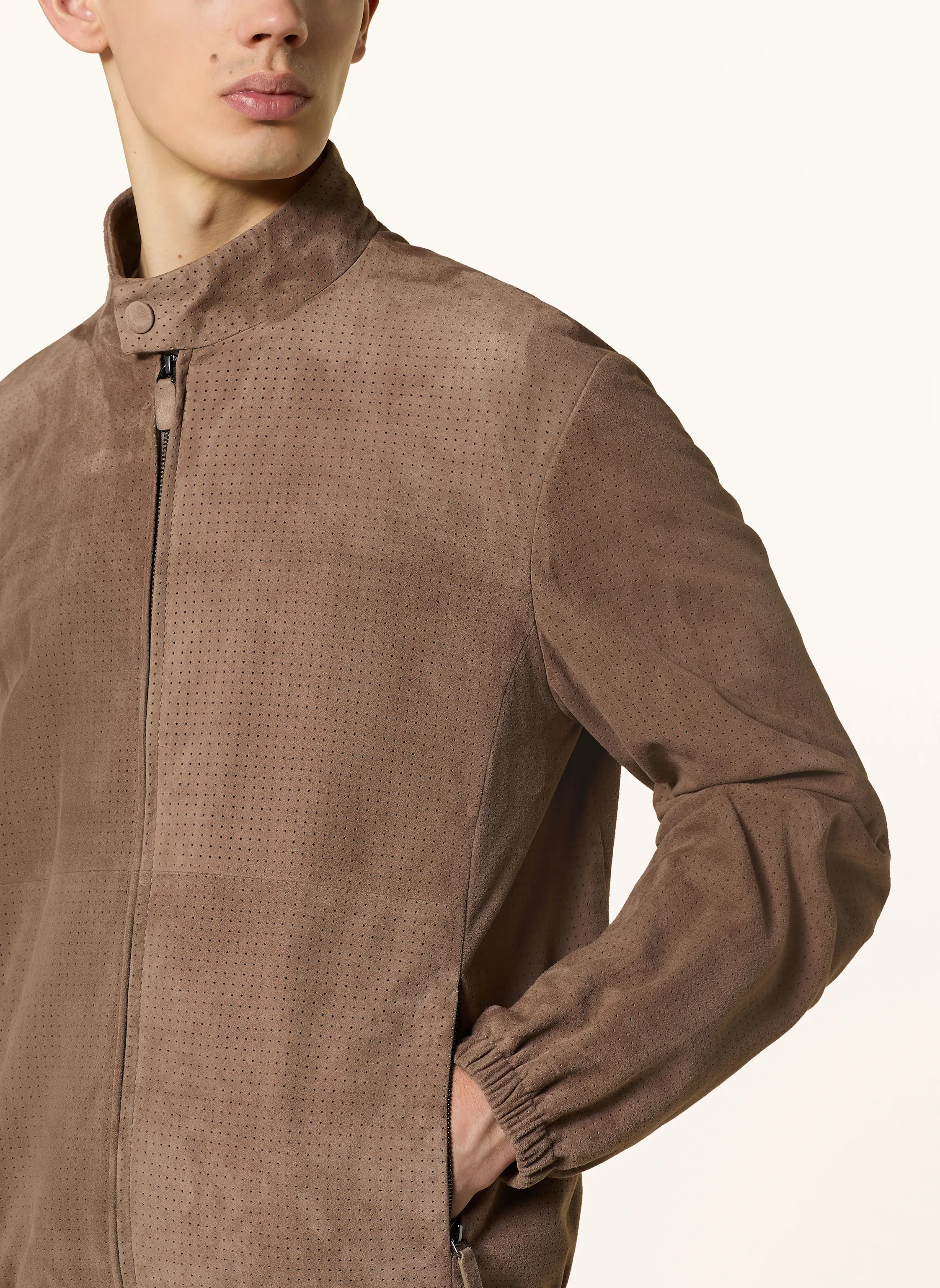EMPORIO ARMANI Lederjacke
