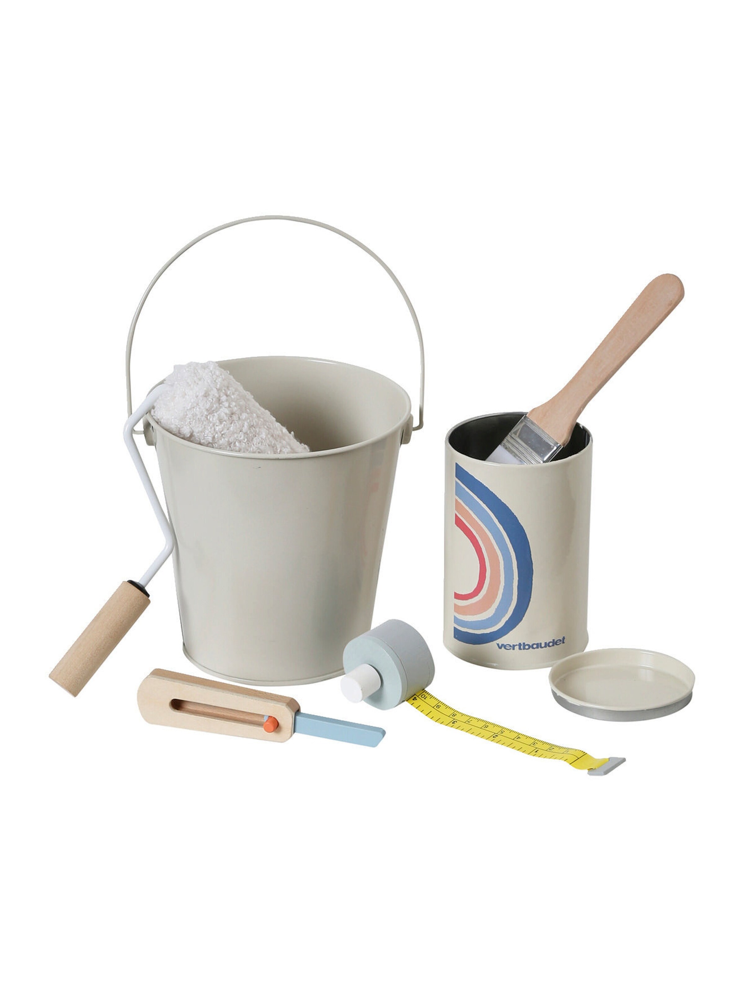 Vertbaudet Kinder Spiel-Set Maler, Holz FSC® blau