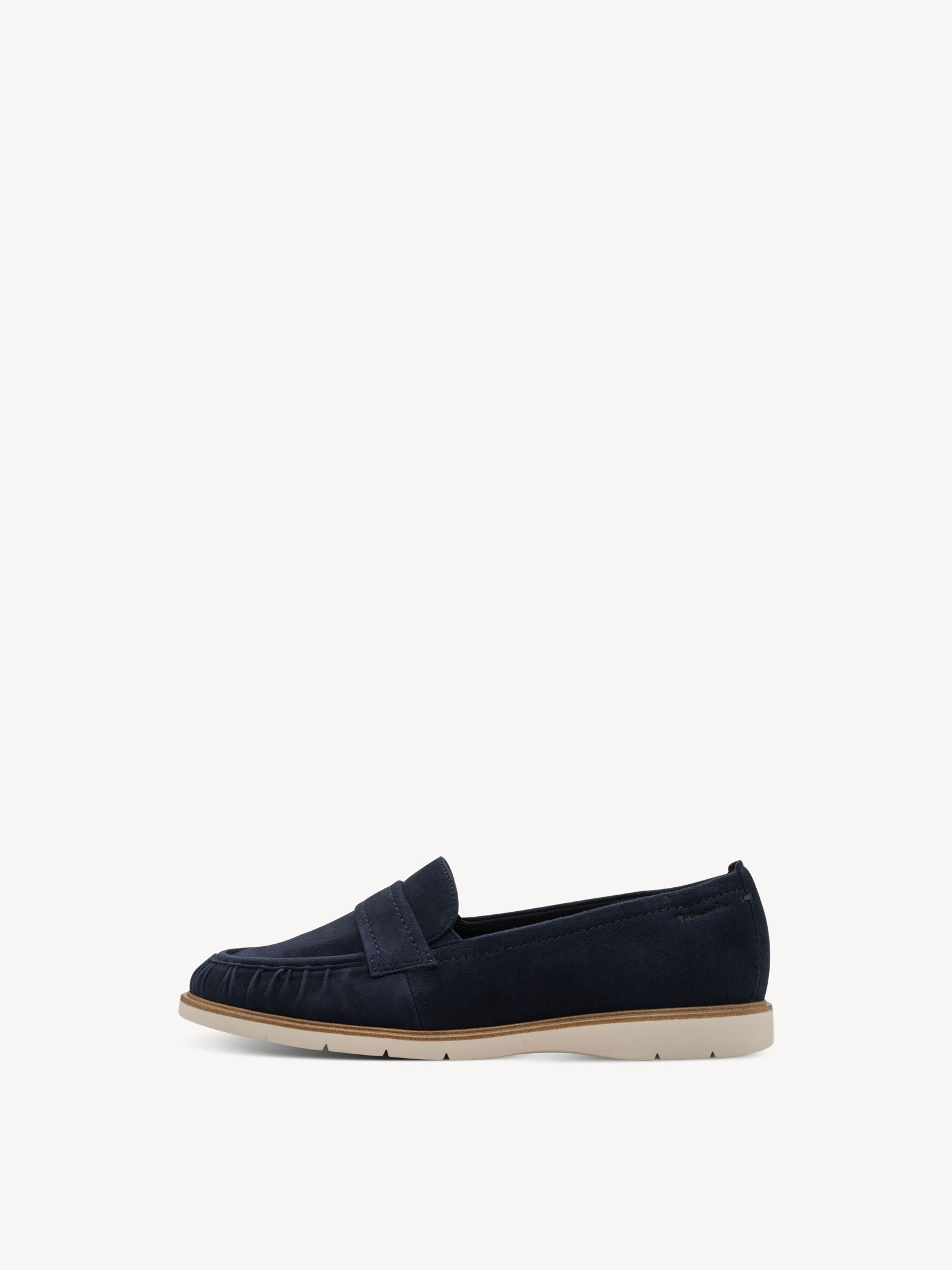 Leren Instappers - blauw