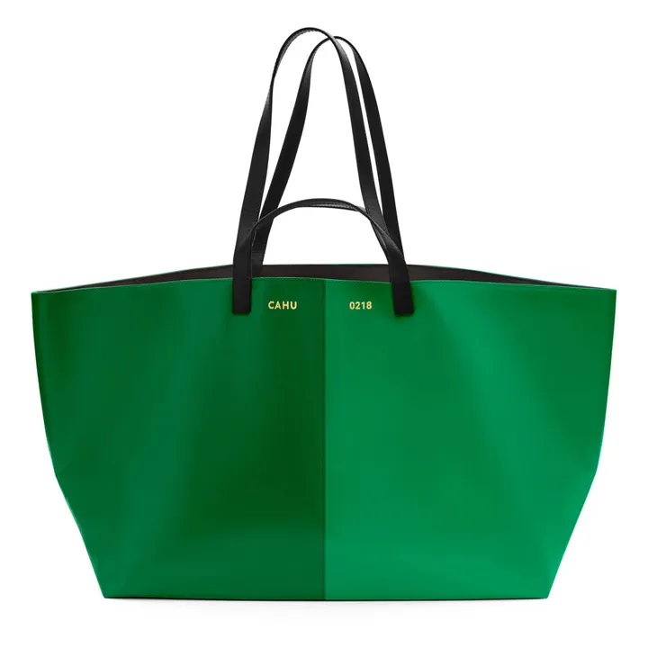 Cahu Cabas Zippé Le Pratique Large | Vert