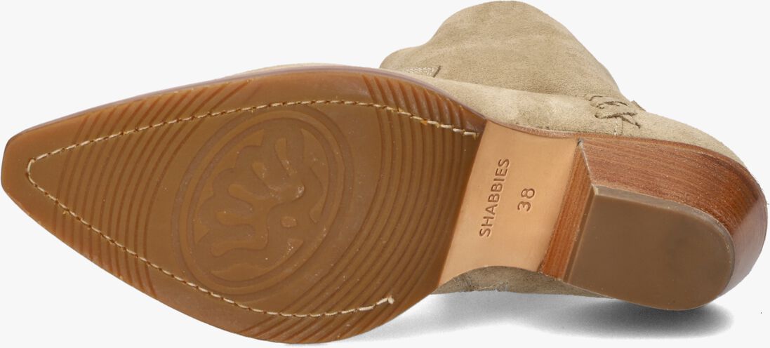 SHABBIES beige shabbies enkellaarsjes lute folly